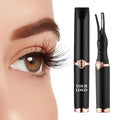 24 Hours Long Lasting Natural Curling Portable Electric Heated Beauty Tool Eyelash Curler Stainless Steel Custom Logo Mini