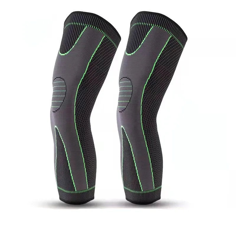 Hx036 Ollas Unisex Full Leg Compression Sleeves Long Leg Sleeves Knee Support Protect for Basketball Arthritis Cycling