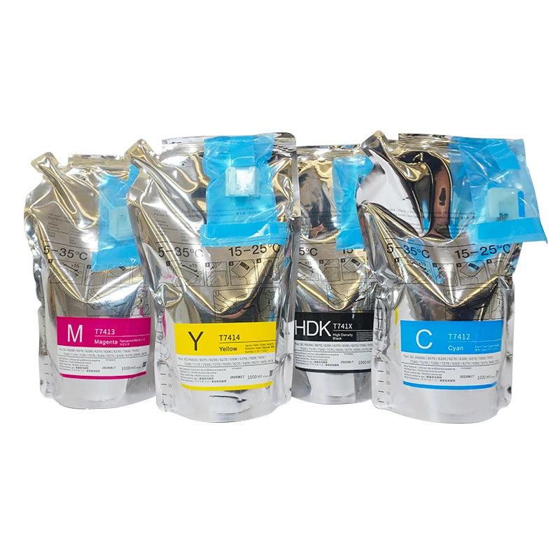 Hot Sale 1000ml/bag SC6070 SC6270 SC9270 SC9370 Dye Sublimation Ink with Ink Chip for Inkjet Sublimation Printer