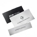 High-End Custom Brand Satin Woven Damask Sew-On Labels-Eco-Friendly Luxury Personalized Apparel Textile Tags