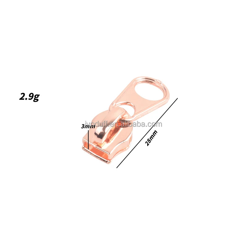 Bag Round Zipper Pullers for Handbag Garment