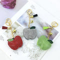 Keychain for Women and Girls Purse Charm Backpack Accessory Cute Bling Rhinestone Key Chain Tassel Key Fob Gift Teacher Keychain