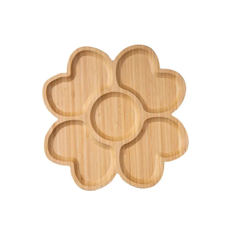 Succulent Flowerpot Tray Bamboo Holder Round Square Insulated Tea Coaster Cup Mat Serving Tray Kitchen Placemat Organizer