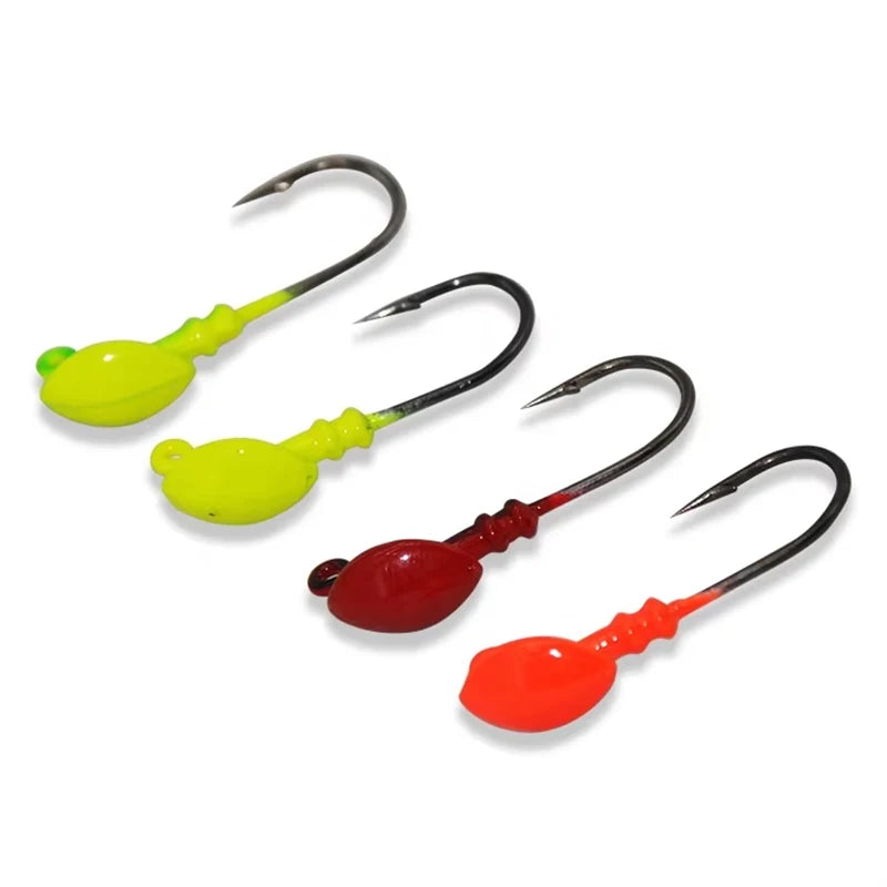 TAKEDO LD25 2g 3cm Wholesale Carbon Steel Lead Jig Head Rock Fishing Lures  Round Lead Head Bass Fishing Lure Fishing Lead Hook