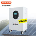 Amiba New 51.2V 5Kwh 400ah Wall Solar System Home Inverter Lithium Ion Batteries 48v 200ah 280ah Lifepo4 Battery Power Wall