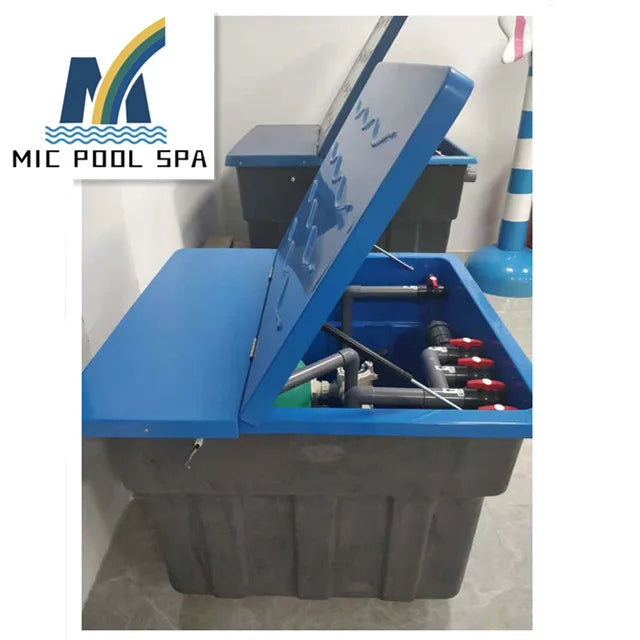 All in One Pool Integrated Filtration System Inground Swimming Pool Glass Fiber Filter