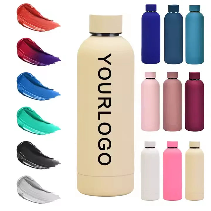 Customized Wholesale Double Wall Stainless Steel Drink Bottle Vaccum Tumbler Insulated Water Bottles With Logo