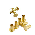 Brass Carbon Steel Aluminium Stainless Steel Small Round Flat Head Solid Tubular Rivet Hollow Tube Rivet