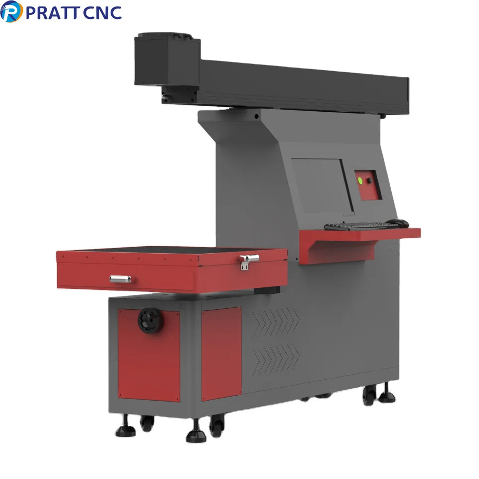 Hot Sale 30w 60w 100w Laser Marking Machine Plastic Oil Water Bottle Bucket CO2 Laser Marking Machine