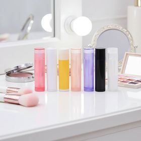 5g Empty Design Custom Cheap Lip Balm Tube Mini Colored Plastic pp Lipstick Tube for Cosmetic Packaging