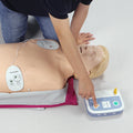 XFT-120C+ Portable Defibrillator Training AED Trainer Remote Control CE/ISO13485 Certified Adult Child Electrodes for Lifelike