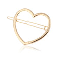 New Girls Hair Accessories Unique Designer Branch Heart Shape Metal Hair Clips
