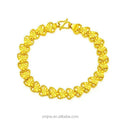 Dubai Jewelry Gold Plated Bracelet Girl Peach Heart Hand Ornament Brass Gold PlatedLove Gold Plated Star New Jewelry Factory