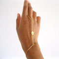 SM-07 Wholesale Jewelry Simple Breslate Bracelets Women Homme Adjustable Hamsa Hand Turkish Eye Bracelet Connected Ring
