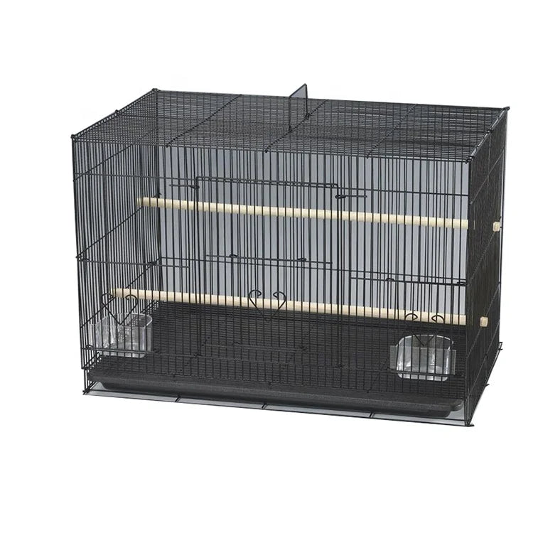 Low Price Stainless Material Big Size Collapsible Lovebird Breeding Cast Iron Jaula Para Pajaros Bird Cages Nets