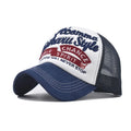 3D Embroidery Mesh Cap Summer Color Matching Men's Women's Outdoor Casual Baseball Cap Net Trucker Cap