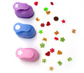 Factory Direct Sale 50mm Flower-shaped ABS+Zinc Alloy 1 Hand Standard Punch Children's Craftsmanship Puncher