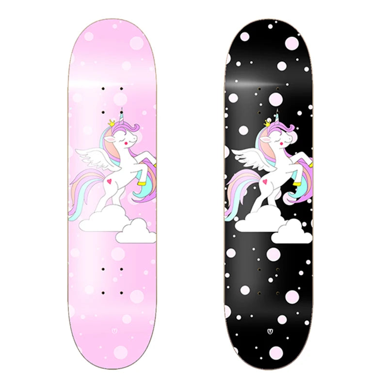 Horse in Love Series Wholesale Skateboard Decks Dyed Color Board Skate Board Deck in Stock
