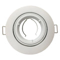 Round Adjustable Angle MR16 Frame Fixtures Cutout 75-80MM Benory Gu5.3 GU10 Spotlight Lamp Holder Fittings