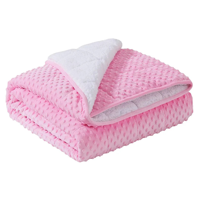 Luxury  Weighted Blanket Organic Kids Weight Blanket Minky Sofa