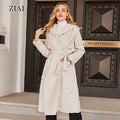Wholesale Customized Rhombus Retro Modern Corset Waistband Jacket Winter Clothes for Women