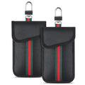 Custom Fashionable PU Faraday Key Wallet Single Blocking Key Storage Solution for Car Key FOB