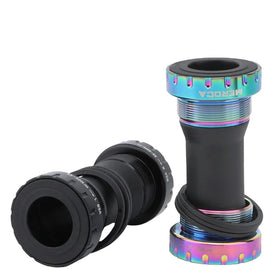 MEROCA M68 Steel Bearing Bottom Bracket Screw-in 68/73 Mm Bicycle Center Axle MTB Bike Aluminum Alloy BB
