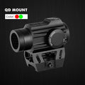 Ohhunt New Design Optics Red Green Dot Sight W/Integral QD Mount Red Dot Reflex Sight for Hunting