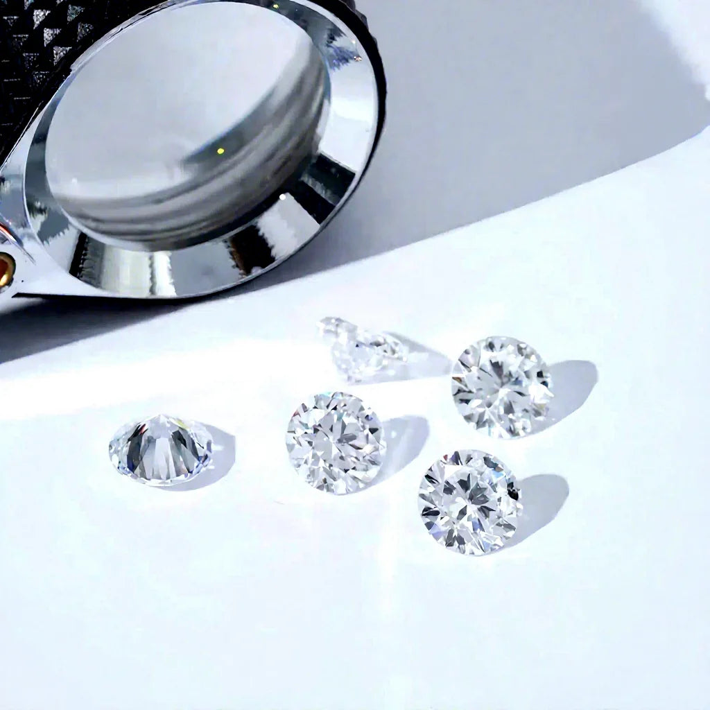 Starsgem 0.5ct 1.0ct  Round Shape HPHT Loose Lab Grown IGI Cultivated Diamonds