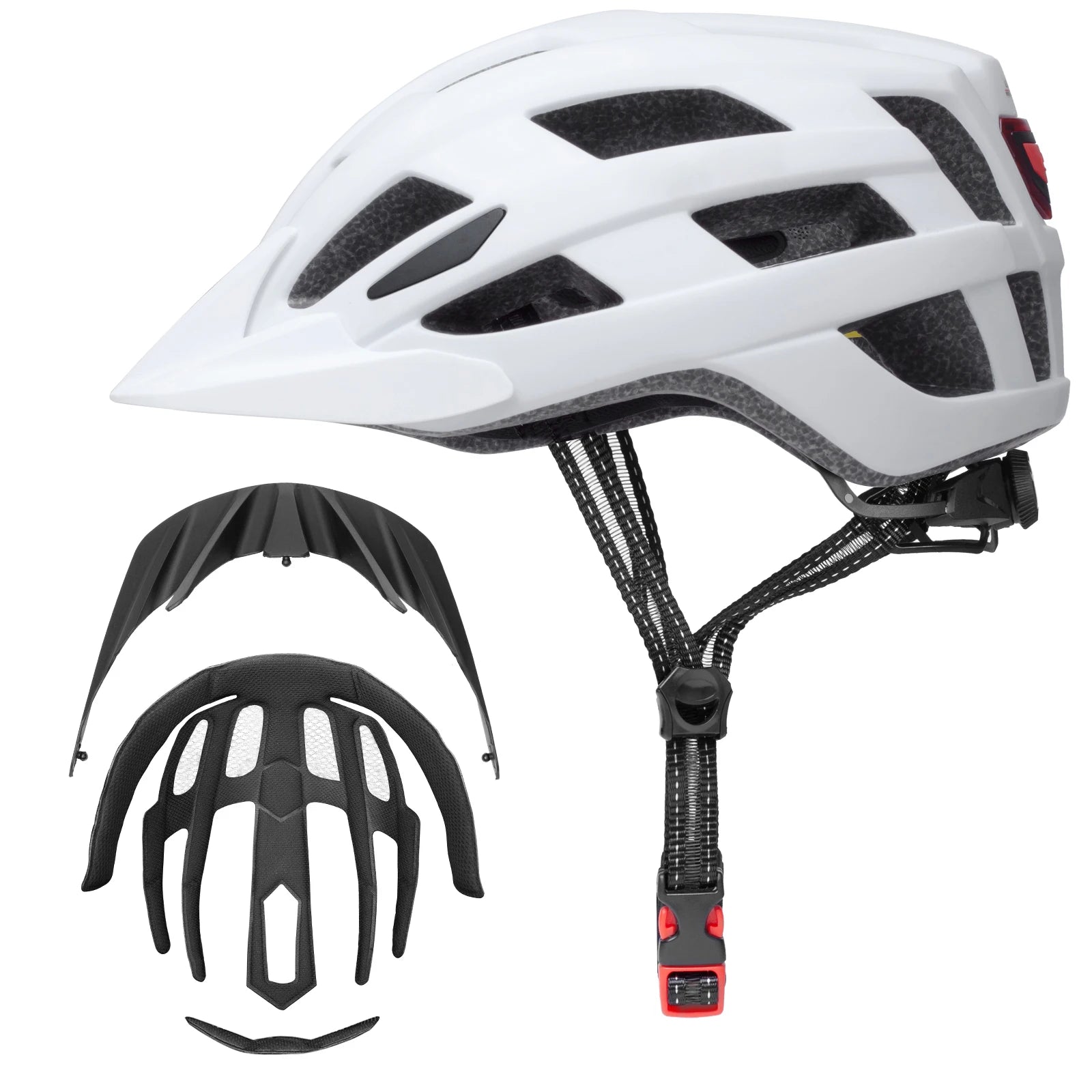 Aidy Unisex Ultra-Light 310g Breathable MTB and Road Bike Helmet with 13 Vents PC+EPS Material for Universal Use