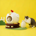 Chicken Cat Bed Kitten Climbing Frame Multifunctional Universal Cute Pet Toy Chicken Cat Tree Apartment Summer Solid Cat Toy