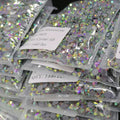 SS6 Wholesale Charms Crystal AB Hot Fix Flatback Rhinestones Bulk for Clothes  DIY Loose Glass Glue Back Hotfix Rhinestones