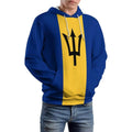 Fitspi Barbados Hoodies Wholesale Country Unisex Flag 3d Printed Long Sleeve Pullovers Sweatshirt