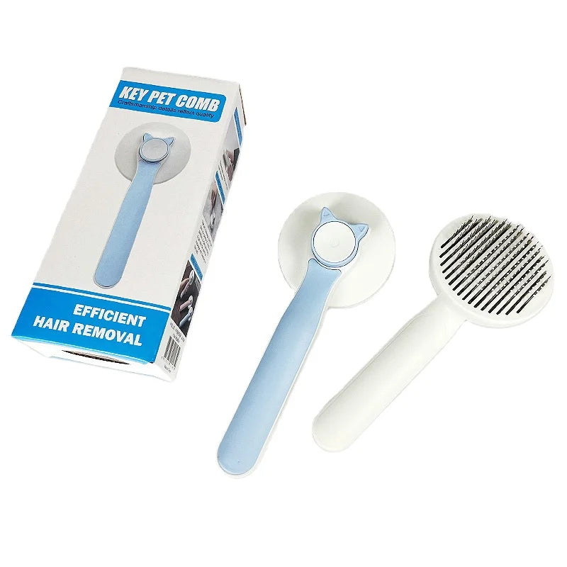 Cat Brush  Pet Grooming Dematting Dog Comb for Shedding Remove Hair Pet Massage-Self Cleaning Slicker Dog Cat Grooming Brushes