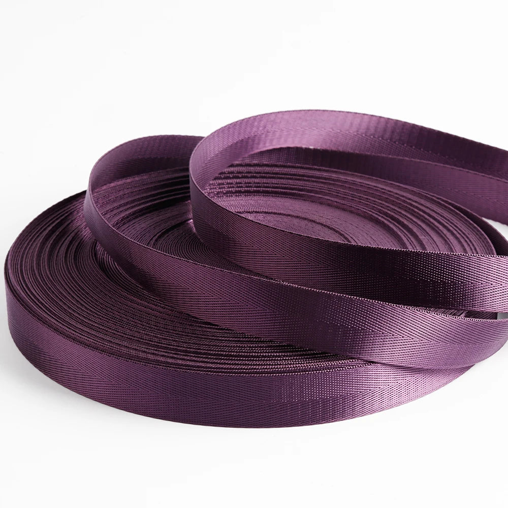 Custom Colorful 2cm 2.5cm 3.2cm 3.8cm 5cm Nylon Herringbone Webbing Strap