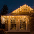 Factory Price Outdoor Waterproof 100m 200m Rgb Color Led String Icicle Christmas Light