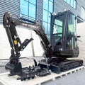 Free Shipping INFRONT Mini Excavator EPA Engine Kubota 3.5 Ton Crawler Micro Digger 1 Ton 2 Ton Small Excavator for Sale