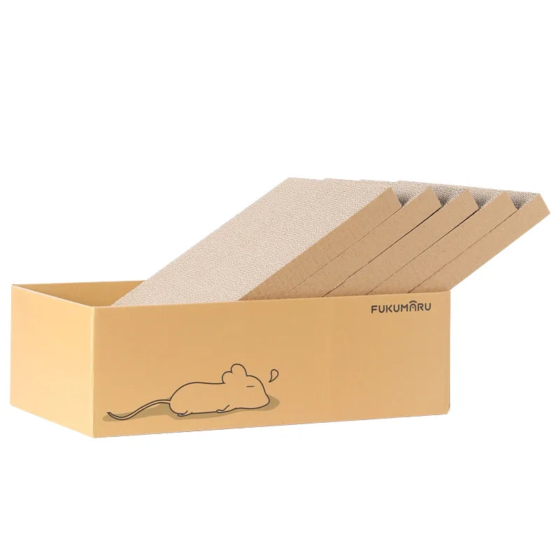 Hot Sell Durable cat Scratcher Interactive Indoor Cat Scratcher Box Comfortable Corrugated Paper Cat Cardboard