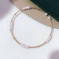 Real 14K Gold Filled Women's Bracelet 4-5MM Natural Freshwater Pearl Non Fading Anti Allergy Trendy Gift Simple Style