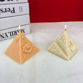 B-5040 Egyptian Pyramids Eye of Pharaoh Sphinx Circular Cross Resin Silicone Soap Candle Mold Aromatherapy for 3D Mould