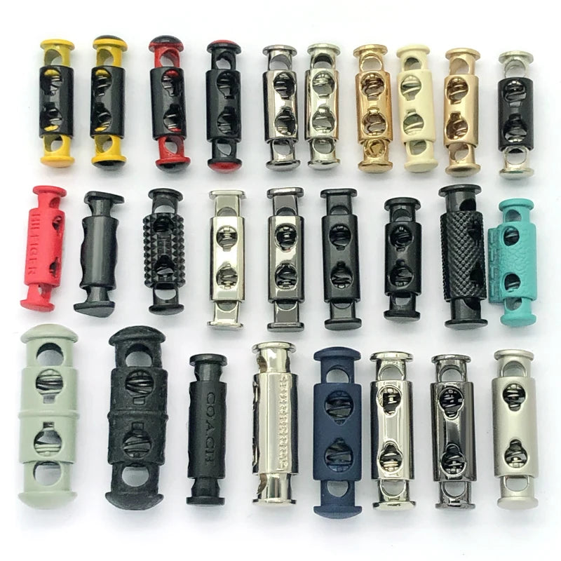 Supplier Wholesale Metal Toggle Cord Custom Logo Adjuster Zinc Alloy Cord Locks Cord Stopper