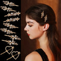 Rhinestone Gauze Crystal Rhinestone Bobby Pin Bride Bridesmaid Hair Clip Head Piece Woman Wedding Party Dance Ball Headdress