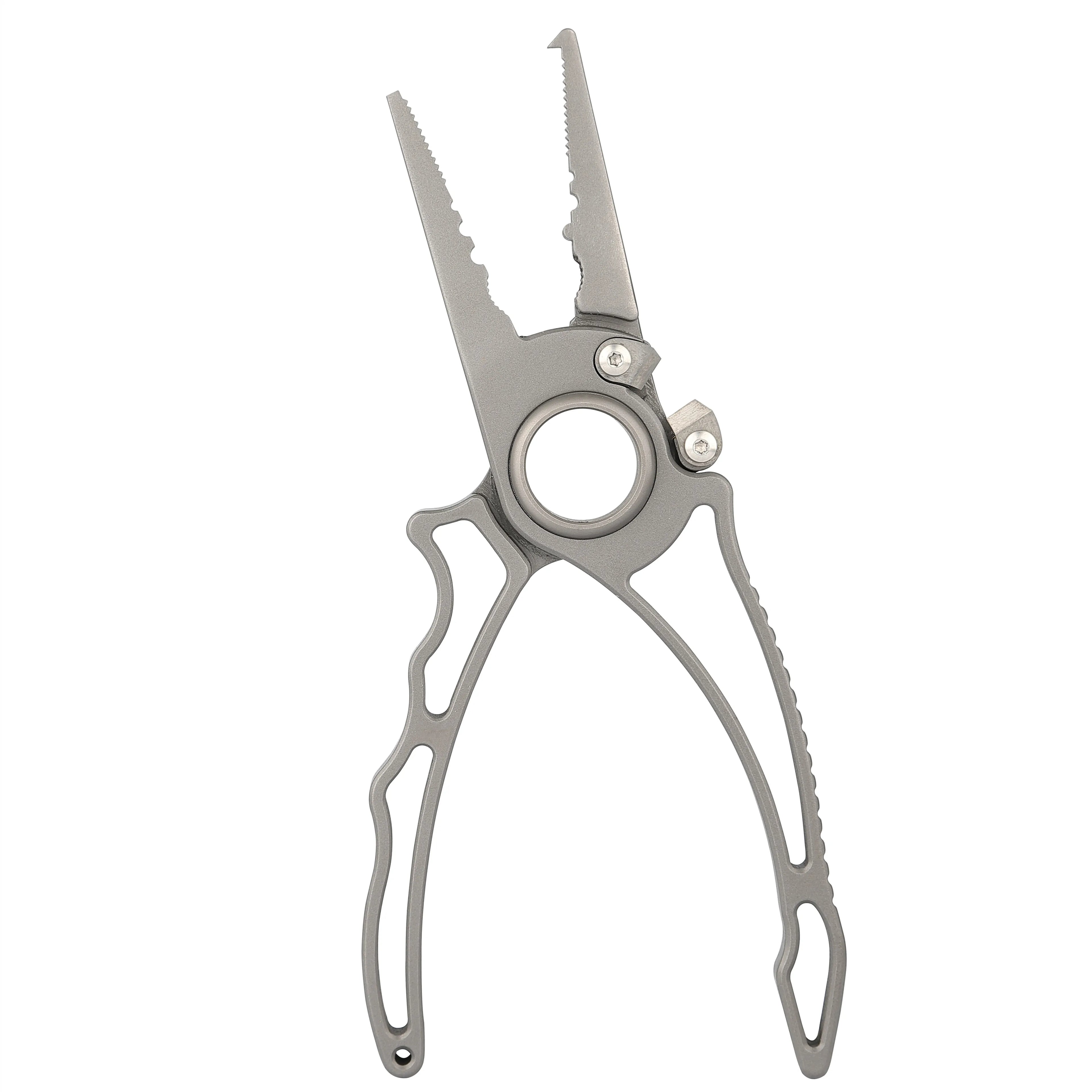 Premium High End Fly-Fish Tool 7.5" Titanium Alloy Fishing Pliers With Custom Package Titanium Fishing Pliers