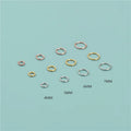 Wholesale Factory Price Gold Plated 925 Sterling Silver Open Jump Ring Closed Ring of Jewelry Make Accessories