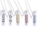 Unique Oil Necklace Stainless Steel Perfume Bottle Diffuser Pendant Necklace for Women