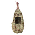Factory Wholesale Pastoral Style Pet Nest Hand-Woven Grass Rope Hummingbird Nest Removable Knit Birds Animal Pattern Pet Bed