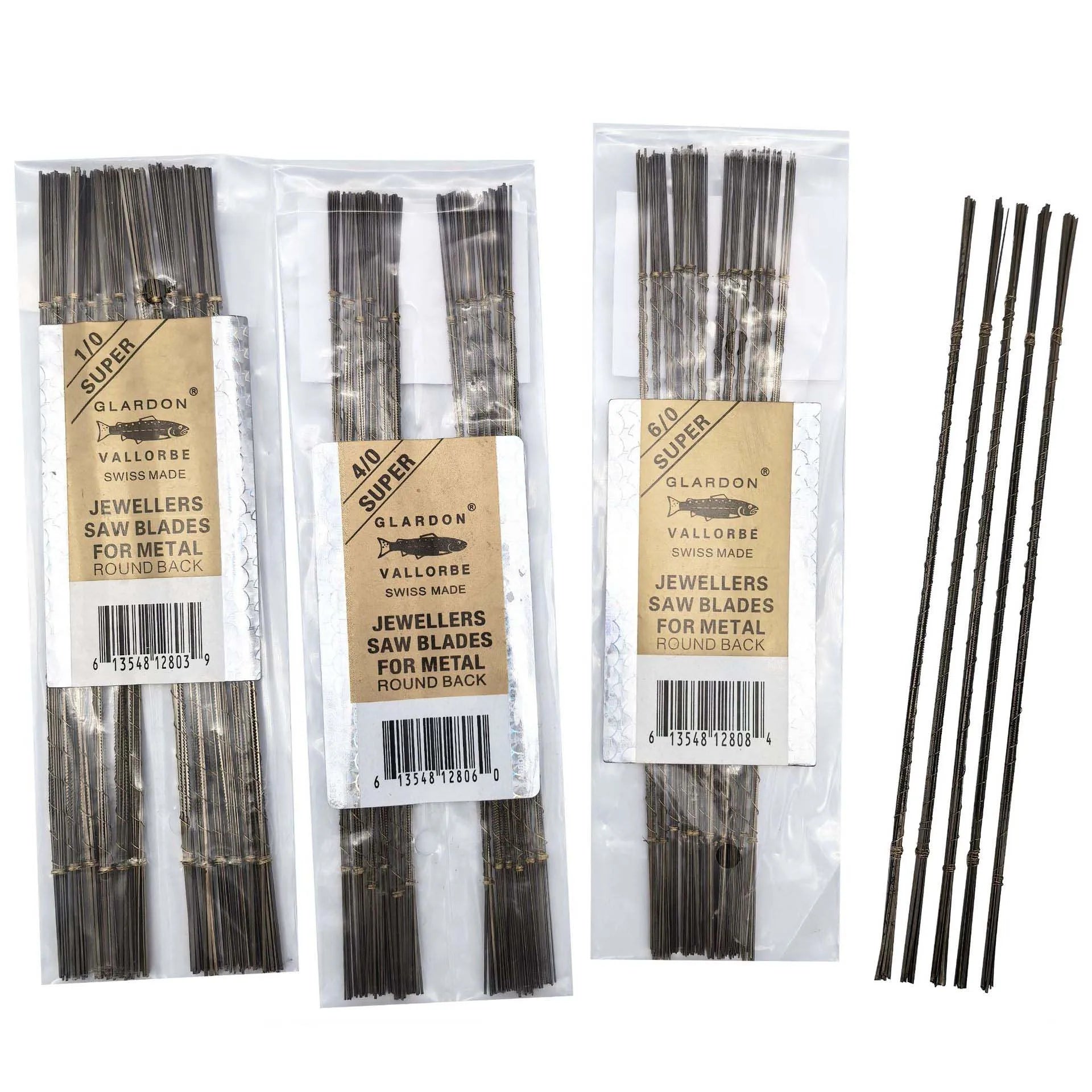144pcs Glardon Vallorbe Jewellery Saw Blades for Metal Jewelry Cutting Essential Tools for Professional Jewelry Work