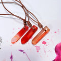 Huiying Red Agate Stone Carnelian Pendant Tiny Charms For Girls Jewelry Jewelry