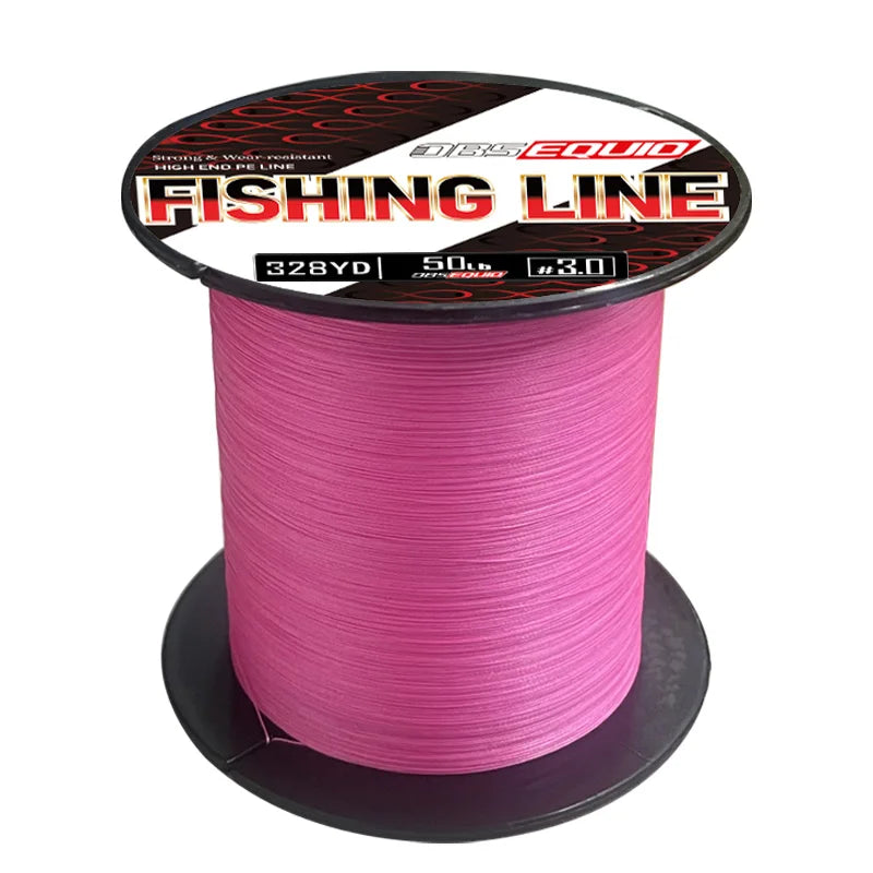 OBSEQUIO Custom Super Sensitive Extra Visibility Braided Fishing Line 300m/500m Long Casting for River Fishing Premium Braided