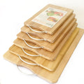 Factory Wholesale Sustainable Rectangle Kitchen Custom Double-Sided Foldable Natural Wood Cutting Chopping Board